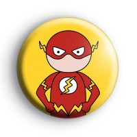 Red Flash Superhero Badge