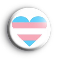 Transgender Flag Heart Badge thumbnail
