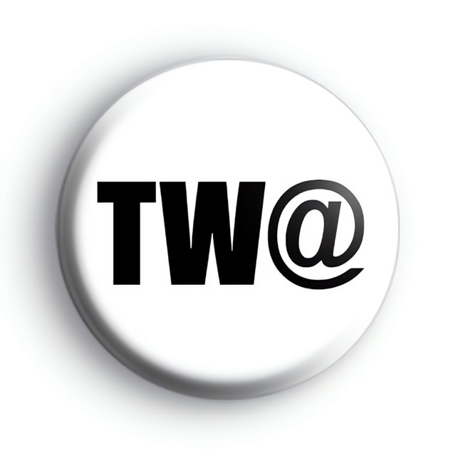 Tw@ Button Badge