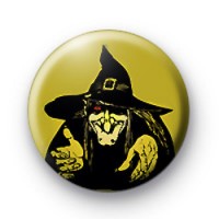 Ugly Halloween Witch Badge