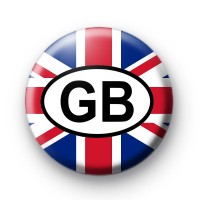Union Jack GB Oval badge