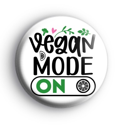 Vegan Mode On Badge medium