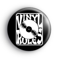 Vinyl Rules Badge