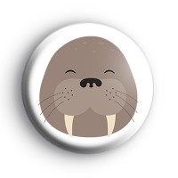 Walrus Face Badge