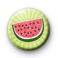Watermelon Button Badge