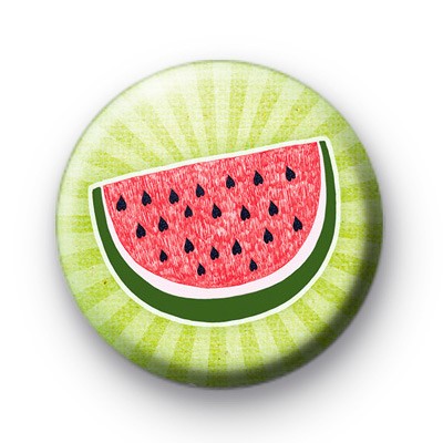 Watermelon Button Badge