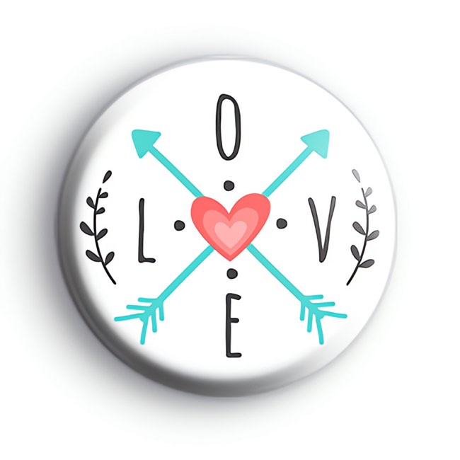 Whimsical LOVE Badge