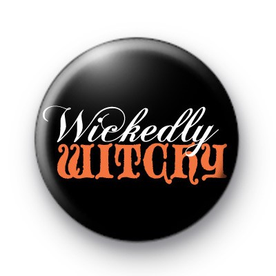 Spooky Wickedly Witch Badge