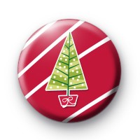 Winter Xmas Tree Badge