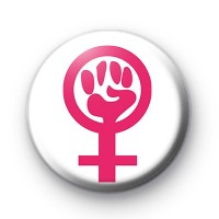 Women's Rights Symbol Pin Button Badge