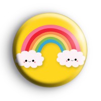 Yellow Rainbow Clouds Badge thumbnail