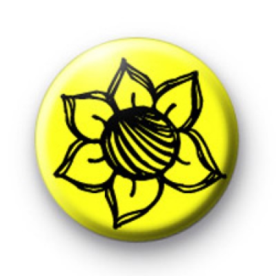 Yellow and Black Flower badges