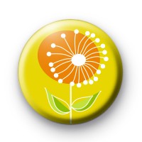 Yellow Spring Flower Badge