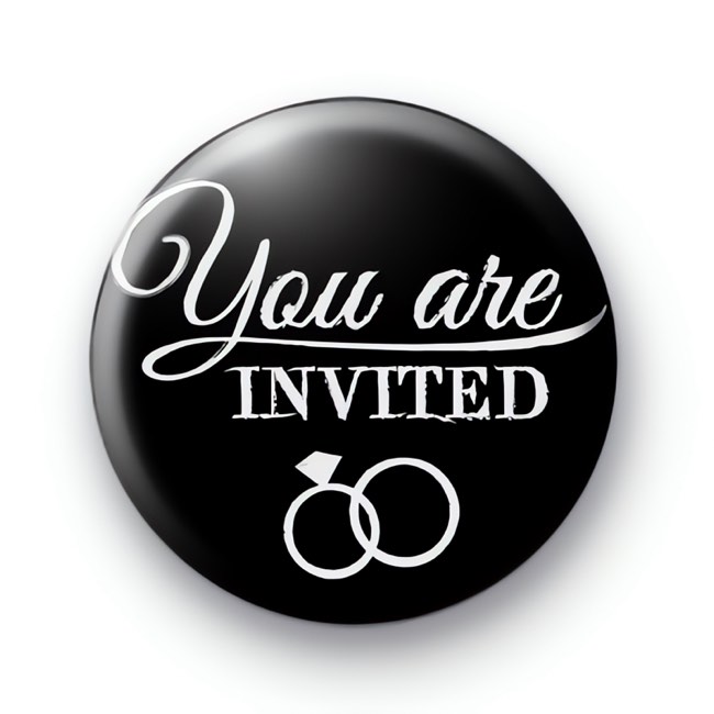 You Are Invited Badge