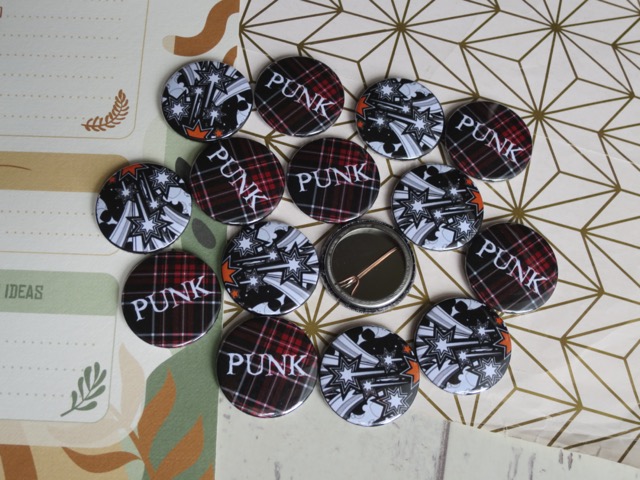 Punk badges